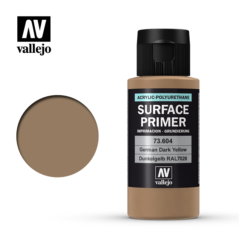 VLJ73604 60 ml Surface Primer Acrylic Paint, German Dark Yellow