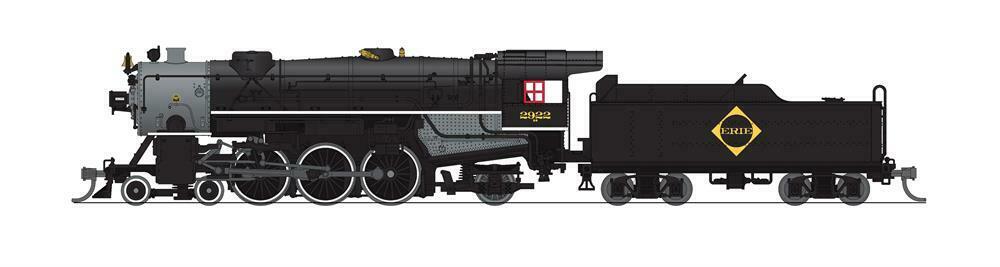 Picture of Broadway BLI6221 N Scale No.2922 Erie Heavy 4-6-2 Steam Locomotive