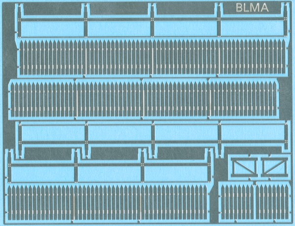 Picture of BLMA Models BLM4200 HO Scale 70 Scale Linear Picket Fence Kit