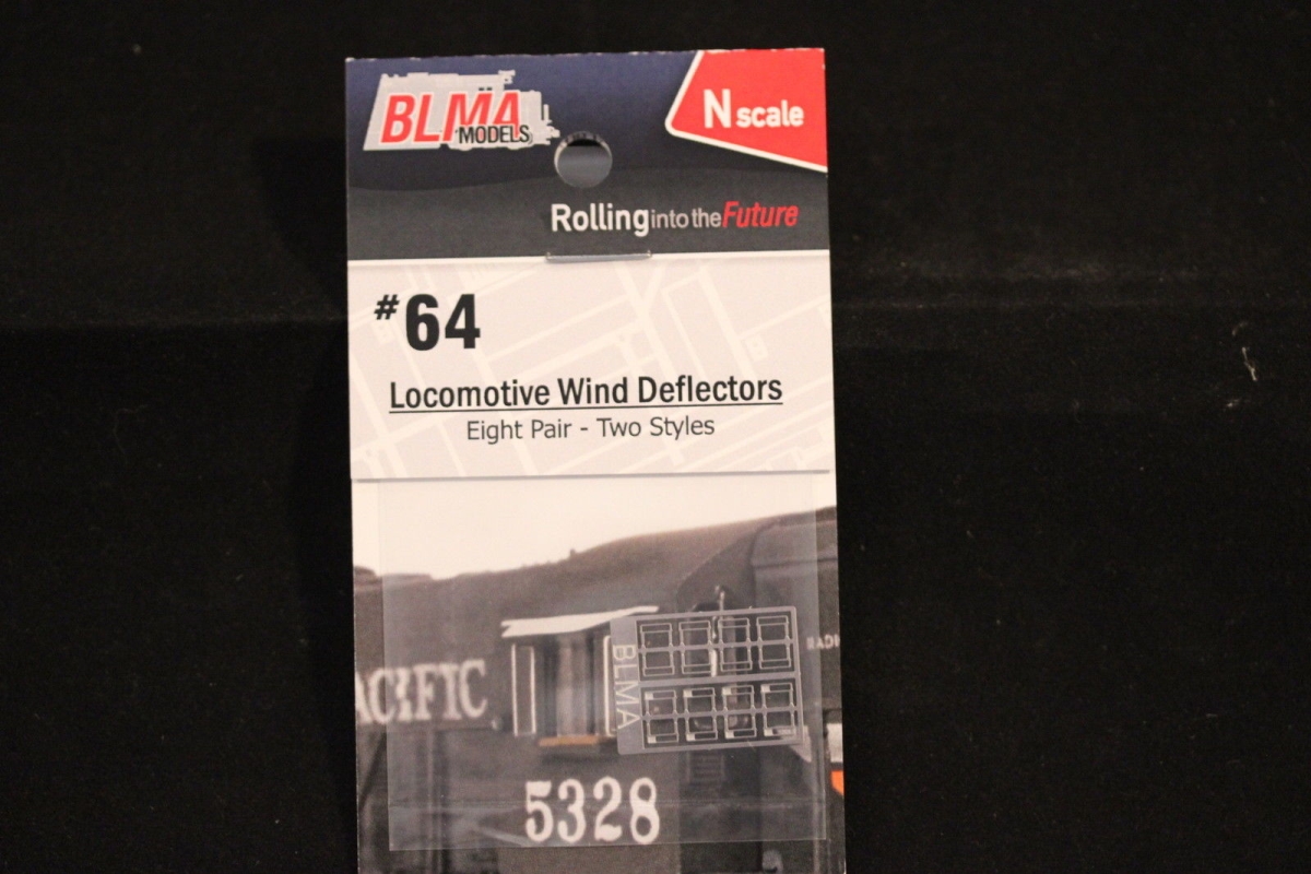 Picture of BLMA Models BLM64 N Scale Locomotive Wind Deflectors, Pack of 8