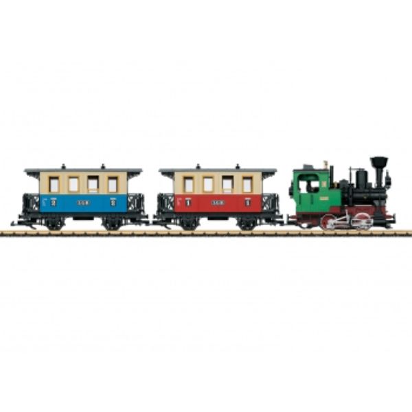 Picture of LGB LGB72307 G Scale Passenger Train Starter Set with Lights&#44; Sound & Smoke