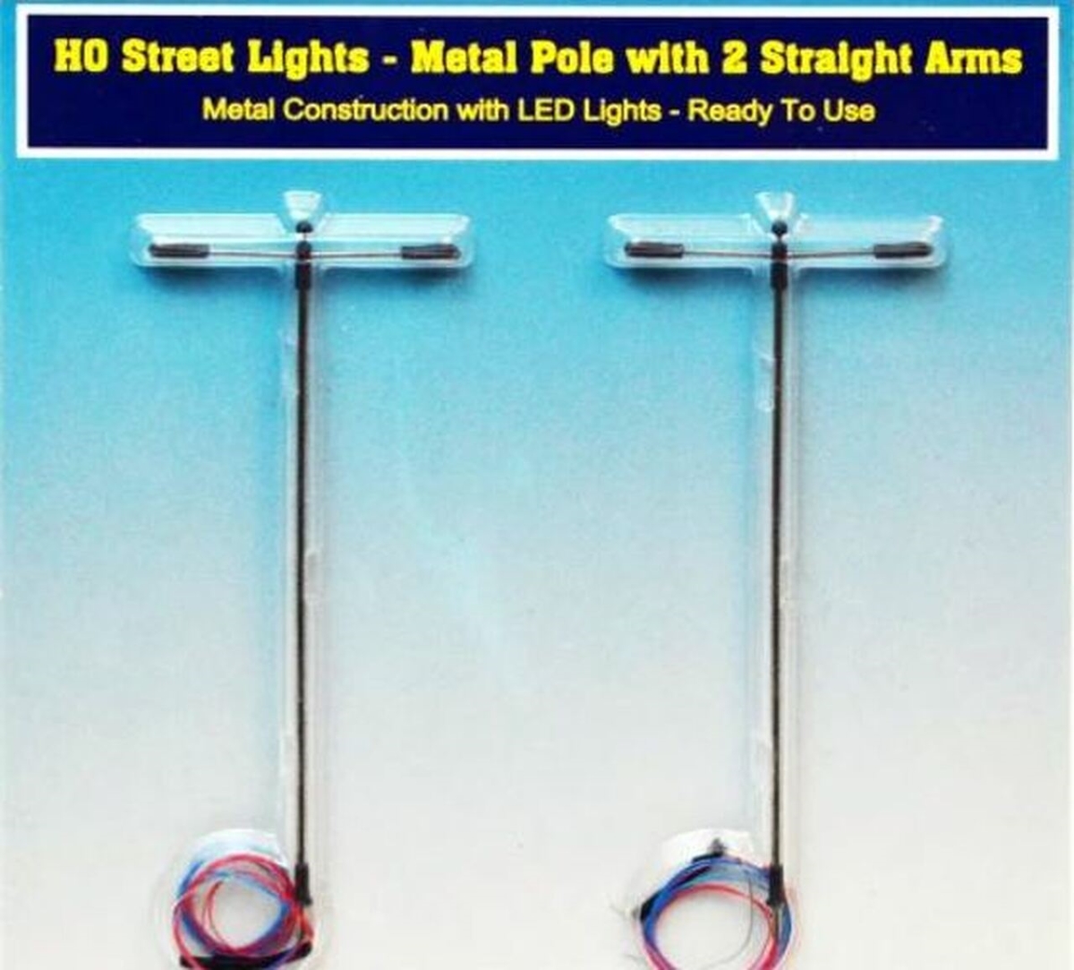 Picture of Rock Island Hobby RIH012104 HO Scale Street Lights with Two Straight Arms