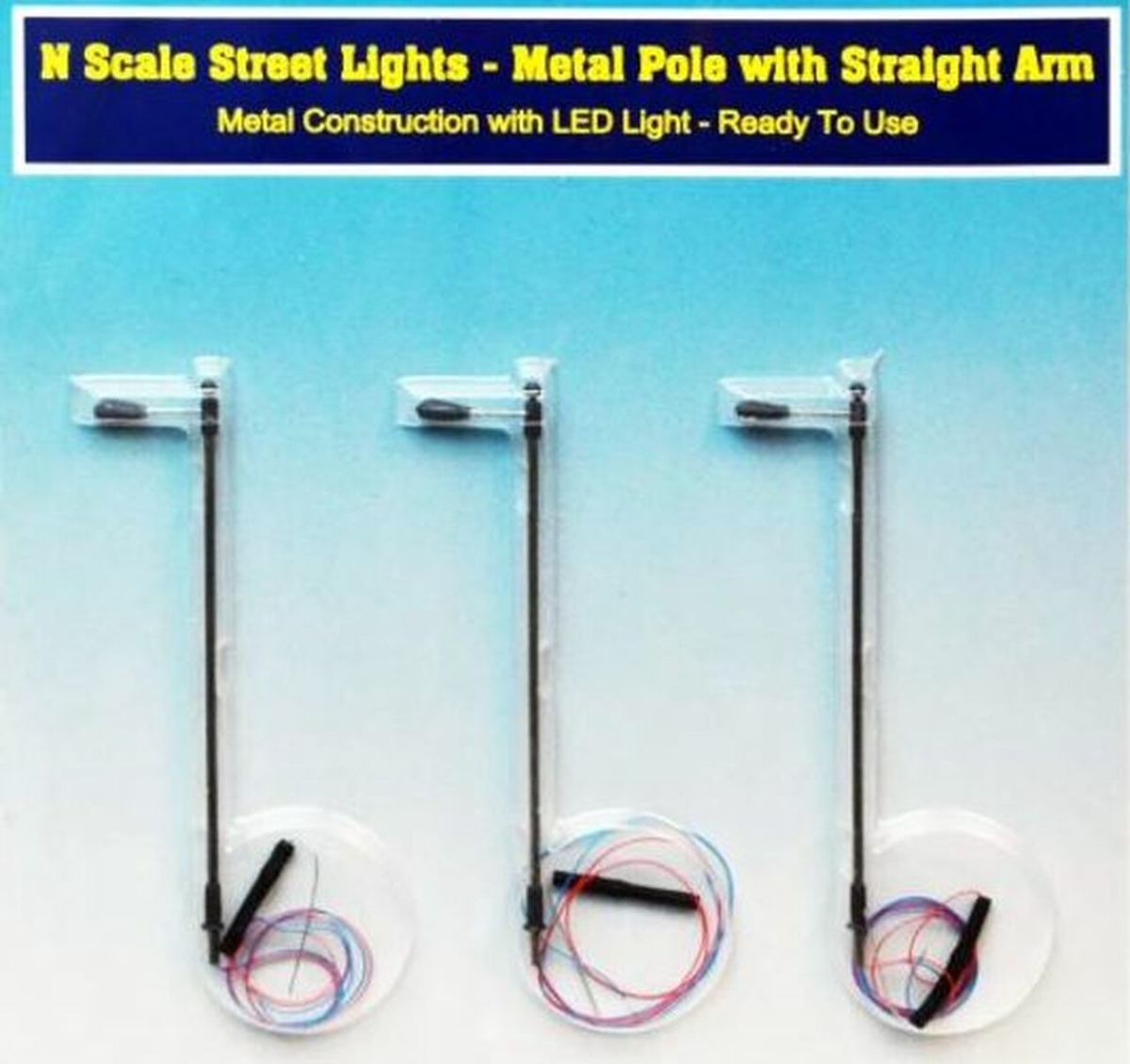 Picture of Rock Island Hobby RIH013101 N Scale Street Lights with Single Straight Arms