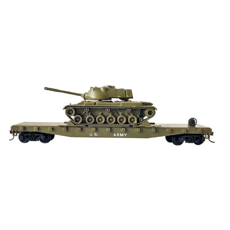 Picture of Rock Island Hobby RIH032160 HO Scale US Army Flat Cat with Tank