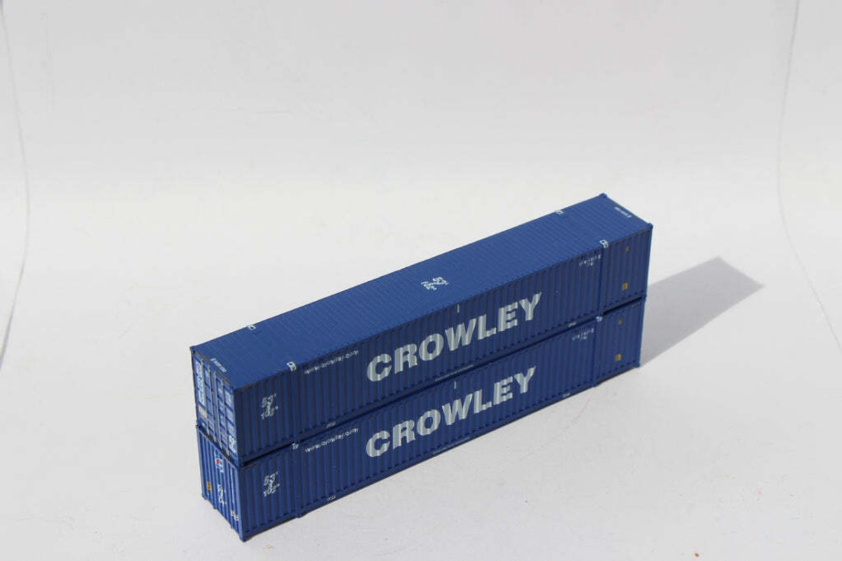Picture of Jacksonville Terminal JTC535077 53 ft. N Scale Crowley Containers with IBC Castings - Pack of 2