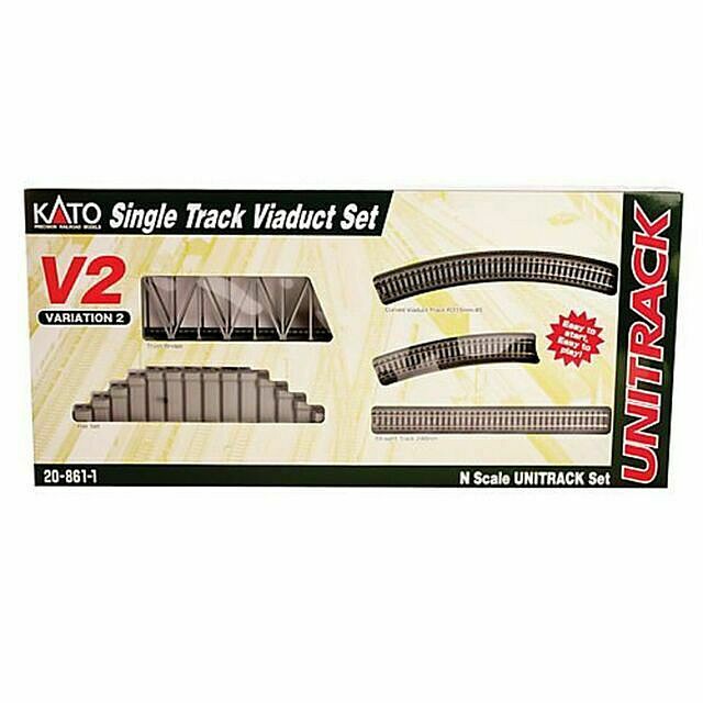 KAT20861 N Scale V2 Single Track Viaduct Set