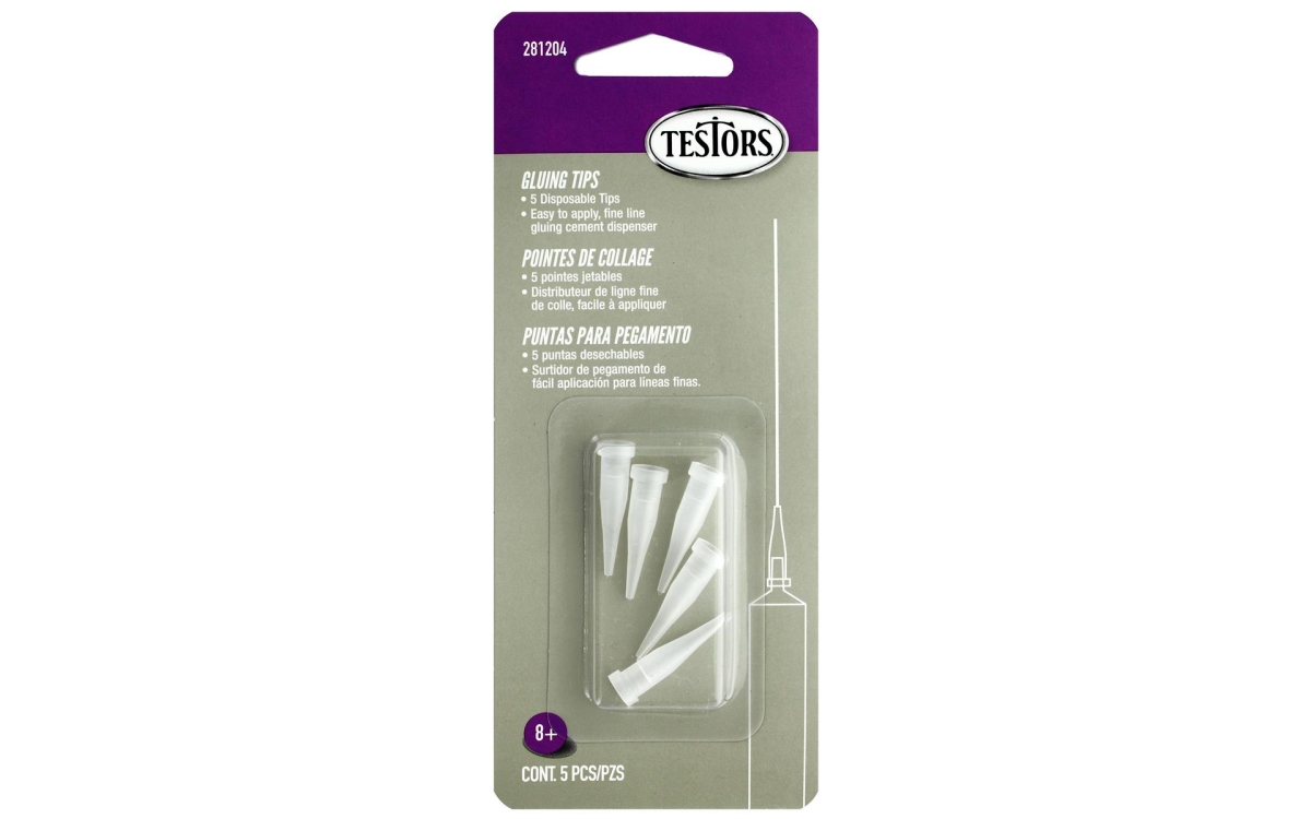 TES281204 Precision Gluing Tip, Gray