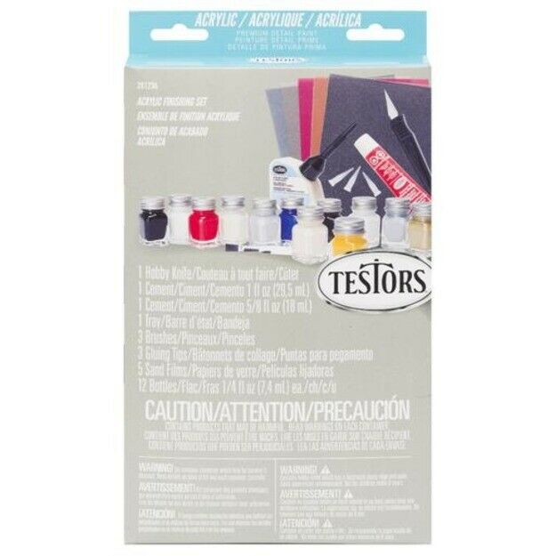 TES281234 Paint Finishing Kit, Gray - 12 Piece