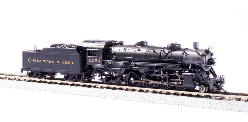 BLI3986 N Chesapeake & Ohio Light Mikado Train, No. 2354
