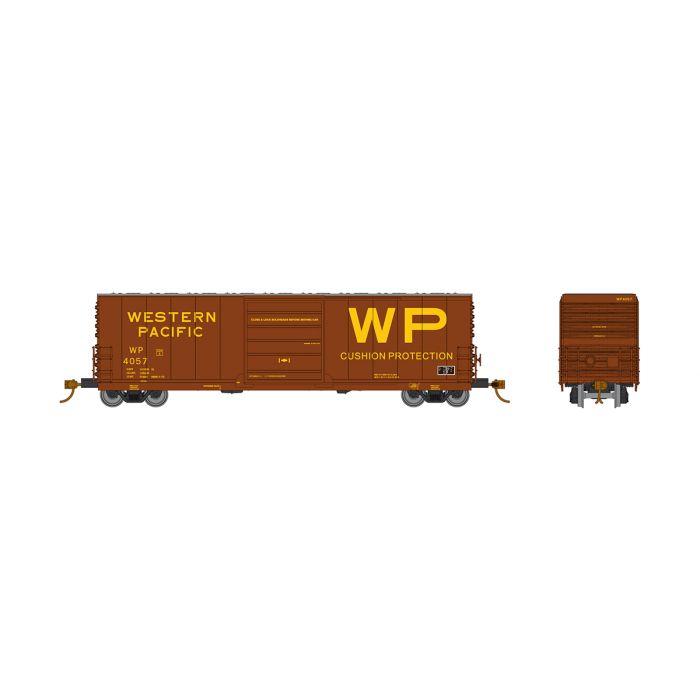 RAP139007 HO Scale Western Pacific X72A Model Box Car - Pack of 3