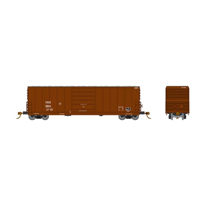 RAP139009 HO Scale York Rail X72A Model Box Car - Pack of 6