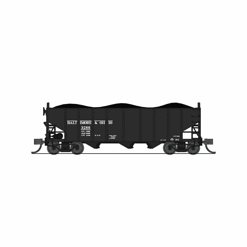 BLI7149 N Scale B&O H2A B Hopper Model Train - Pack of 2