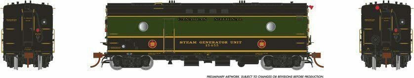 Picture of Rapido RAP107314 HO Scale No.15472 Canadian National Steam Heat Car Model Train