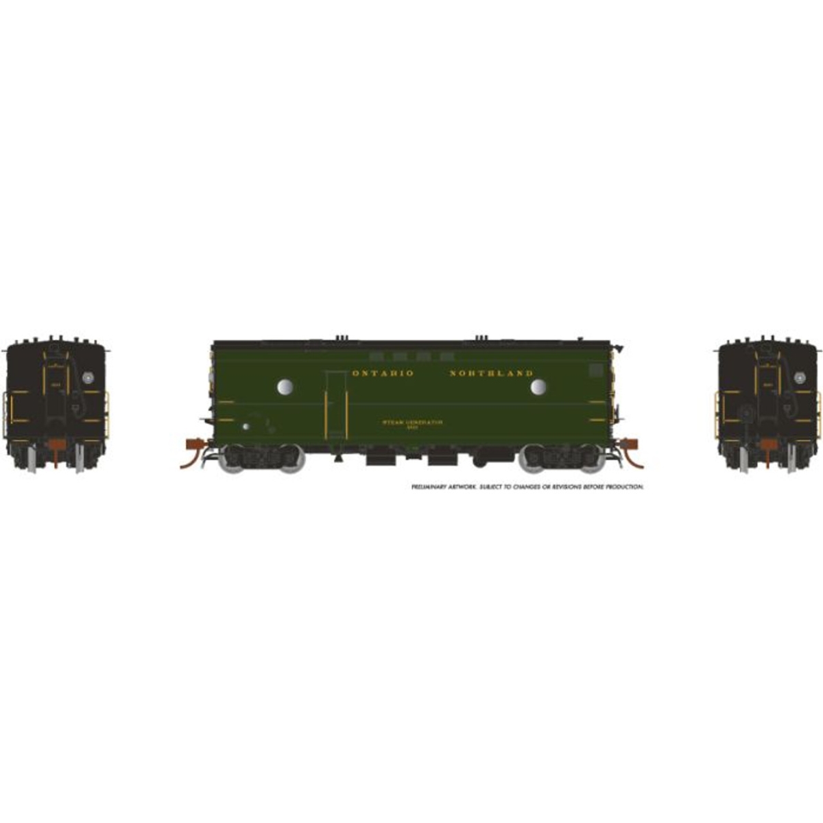 Picture of Rapido RAP107341 HO Scale Ontario Northland Steam Heater Model Cars - No.200