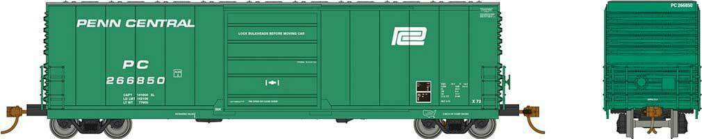 RAP139003 HO Scale Penn X72A No.2 Model Boxcar - Pack of 6