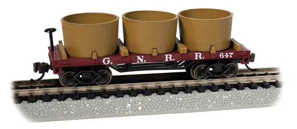 BAC15555 HO Scale GN Old-Time Model Water Tank Car
