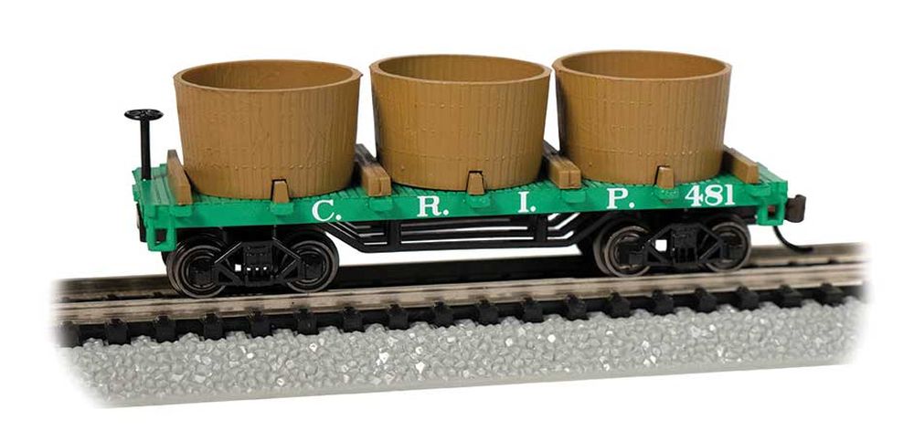 BAC15556 HO Scale RI Old-Time Model Water Tank Car