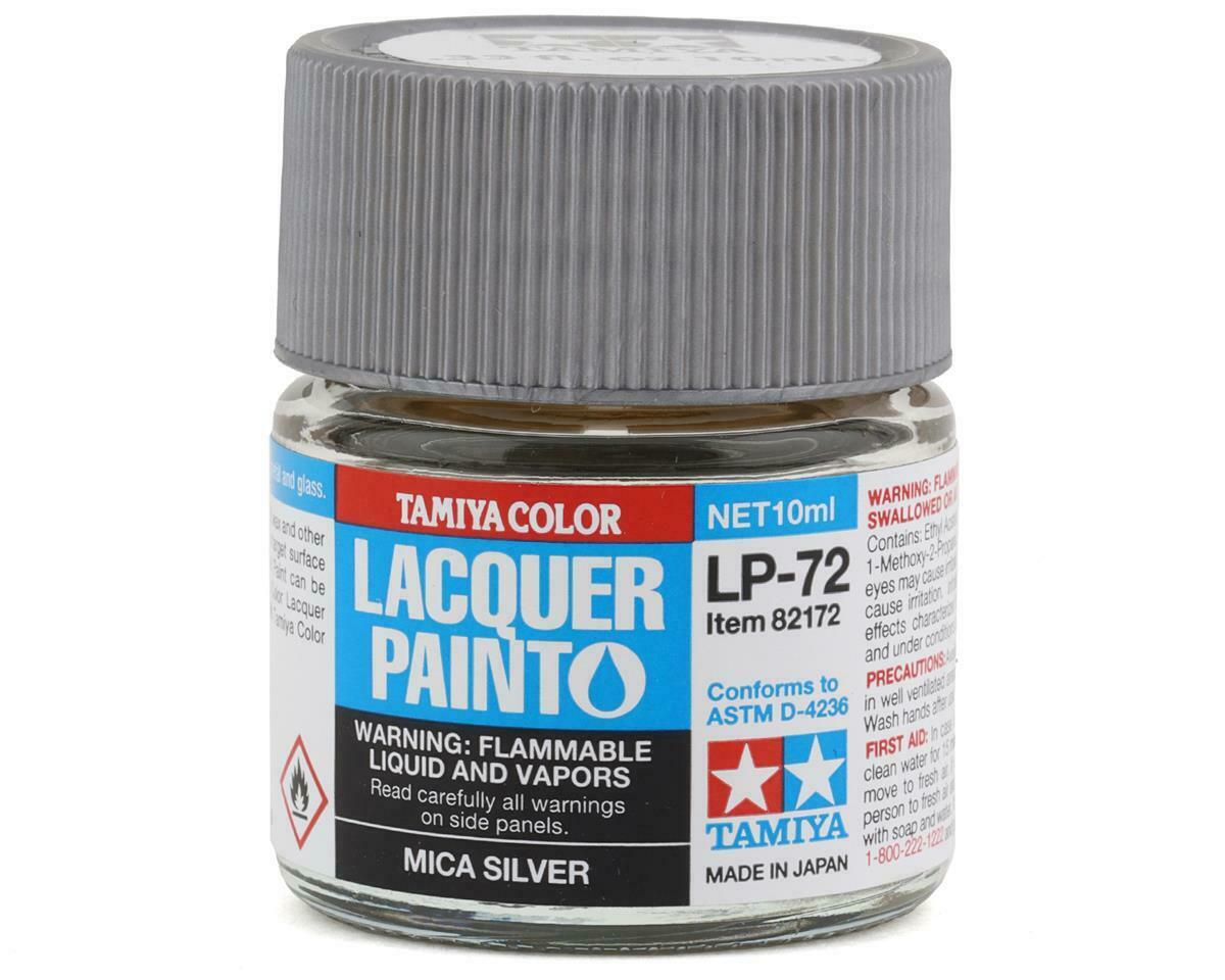 TAM82172 LP-72 Mica Lacquer Paint, Silver