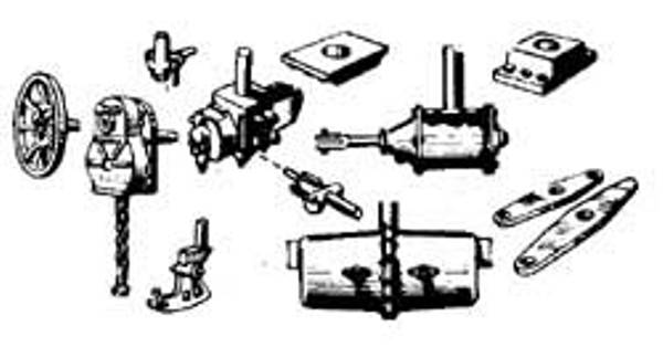 CAL283 HO Scale AB Air Brake Set