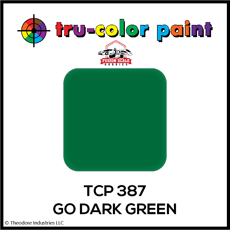 TCP387 1 oz Go Transit Paint, Dark Green