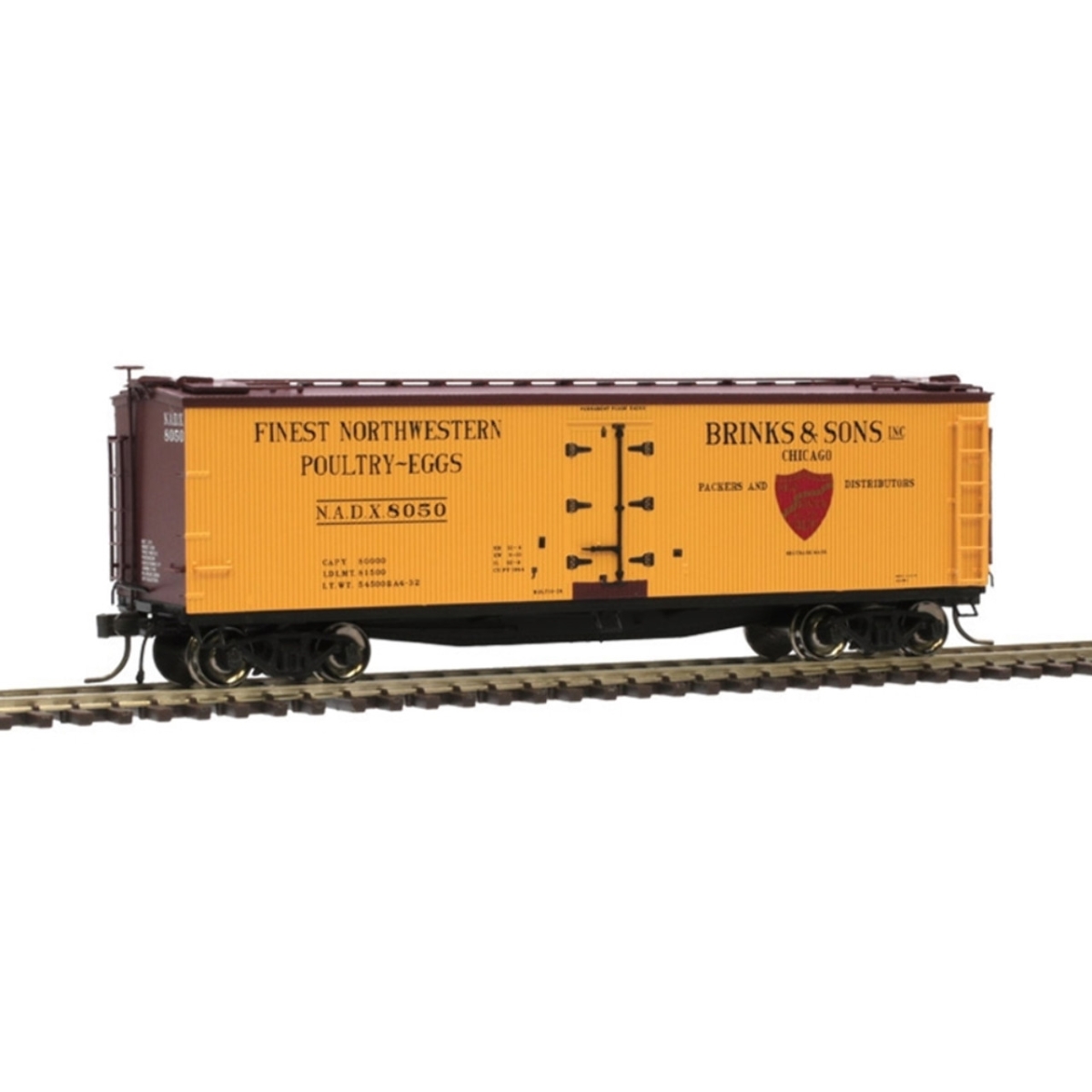 Picture of Atlas ATL20005839 40 ft. No.8052 HO Scale Brinks & Sons Wood Reefer Model Railroad