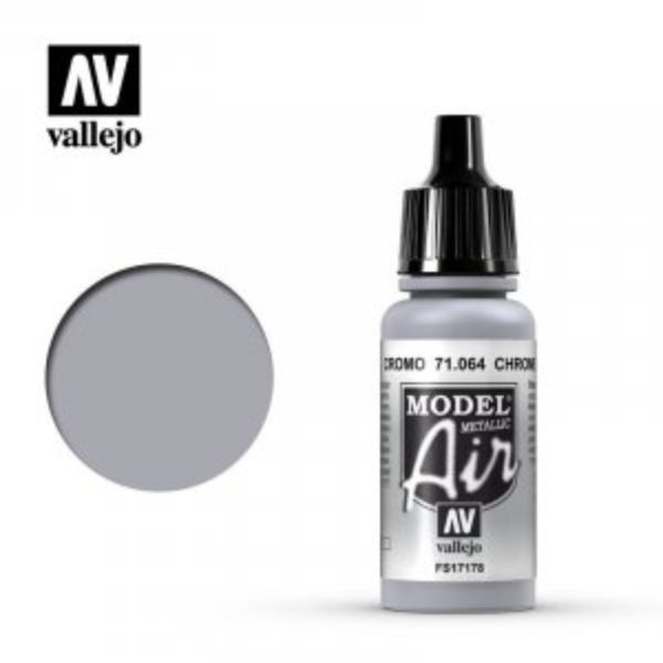VLJ71064 17 ml Model Air Acrylic Paint, Chrome