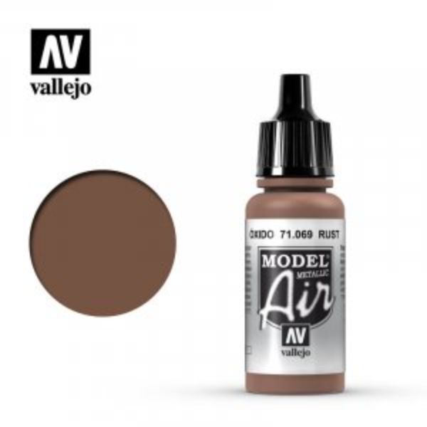 VLJ71069 17 ml Model Air Acrylic Paint, Metallic Rust