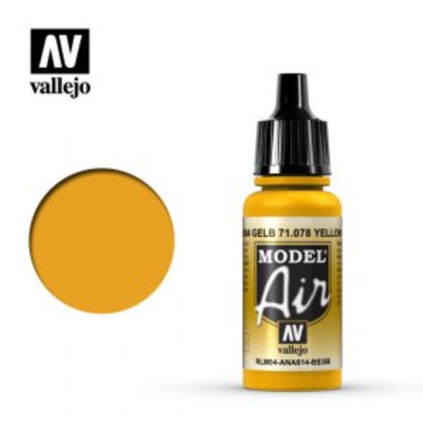 VLJ71078 17 ml Model Air Acrylic Paint, Gold Yellow