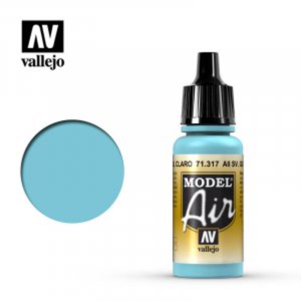 VLJ71317 17 ml Model Air Acrylic Paint, A11 Gol Light Blue -  Vallejo Paint