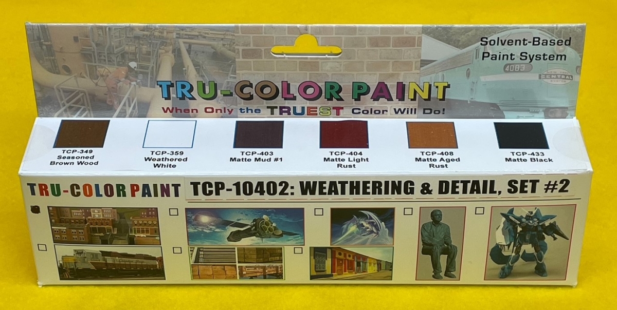 TCP10402 Weathering Paint 6-Color Set No.2