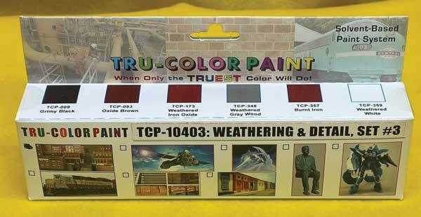 TCP10403 Weathering Paint 6-Color Set No.3