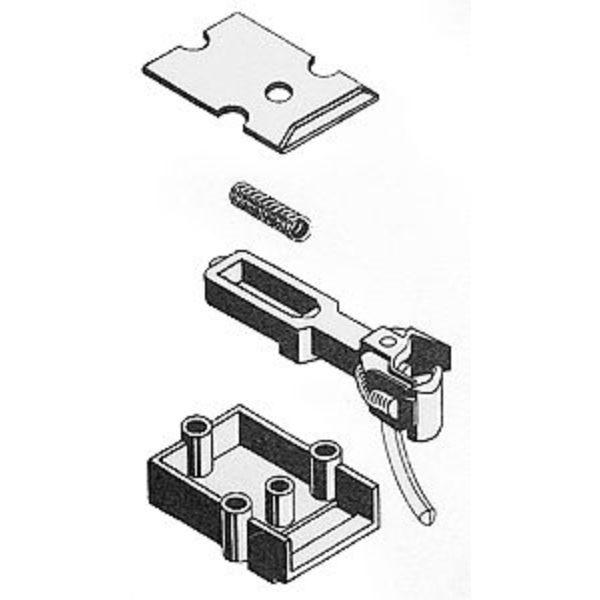 KAD816 No.O Metal Knuckle Coupler with Plastic Draft Gear Box