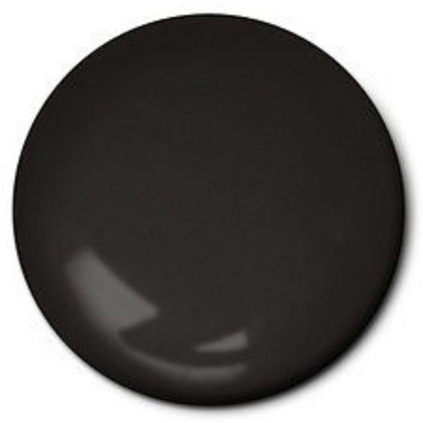 TES1149C2 0.25 oz Enamel Carded Paint, Flat Black