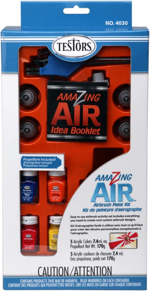 TES282821 Amazing Air Airbrush Paint Kit, White