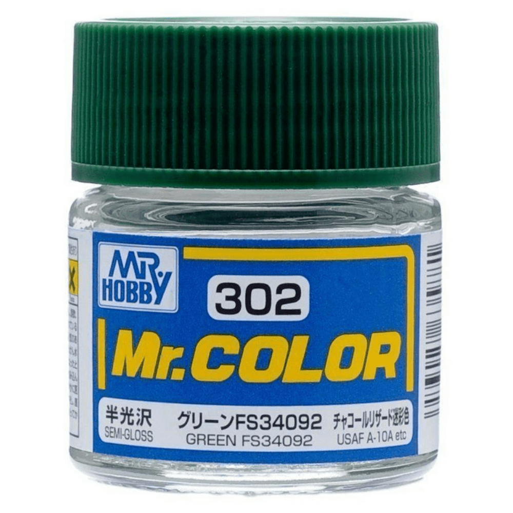 GUZC302 10 ml FS34092 Semi Gloss Paint, Green