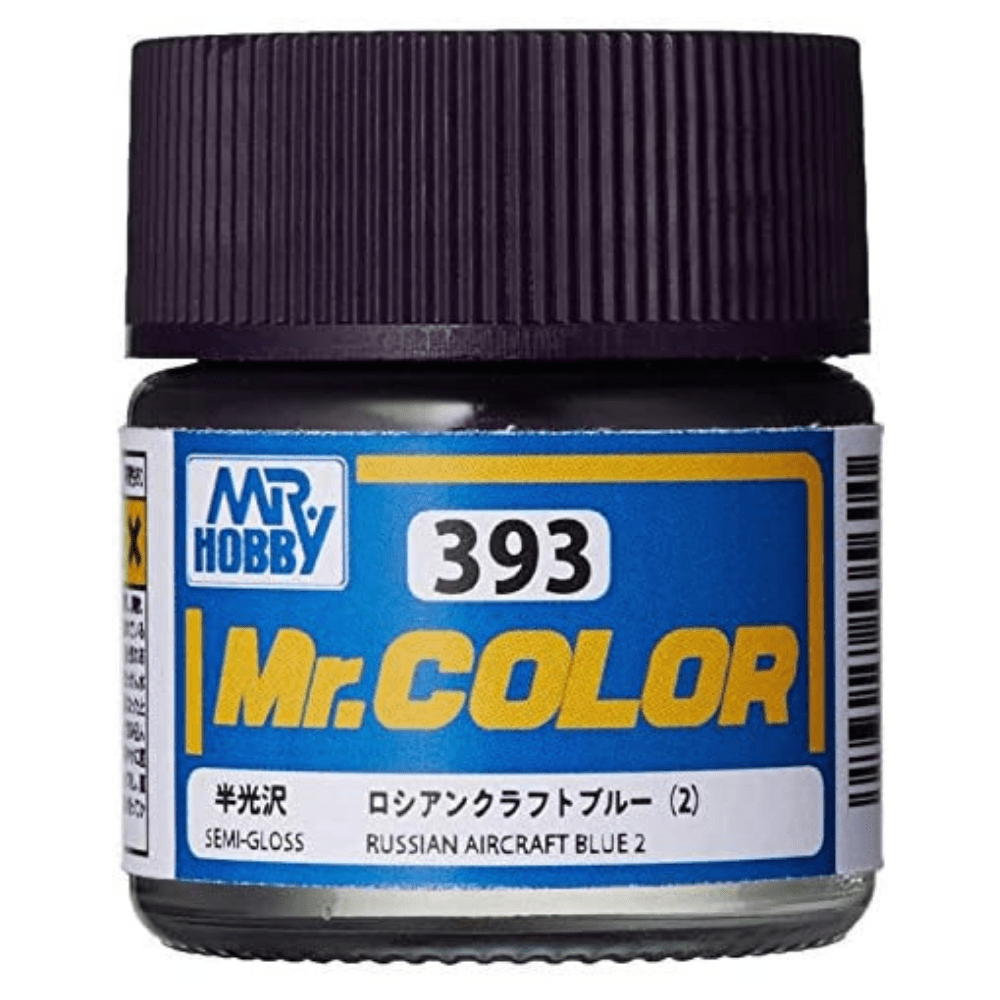 GUZC393 10 ml Semi Gloss Paint, Russian Aircraft Blue