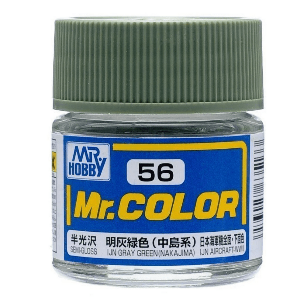 GUZC56 10 ml Semi Gloss Paint, IJN Gray Green
