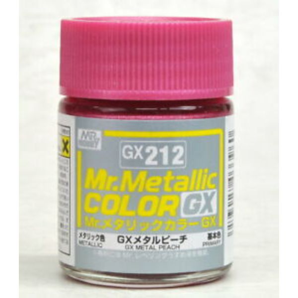 GUZGX212 18 ml Metallic Metal Bottle Paint, Peach