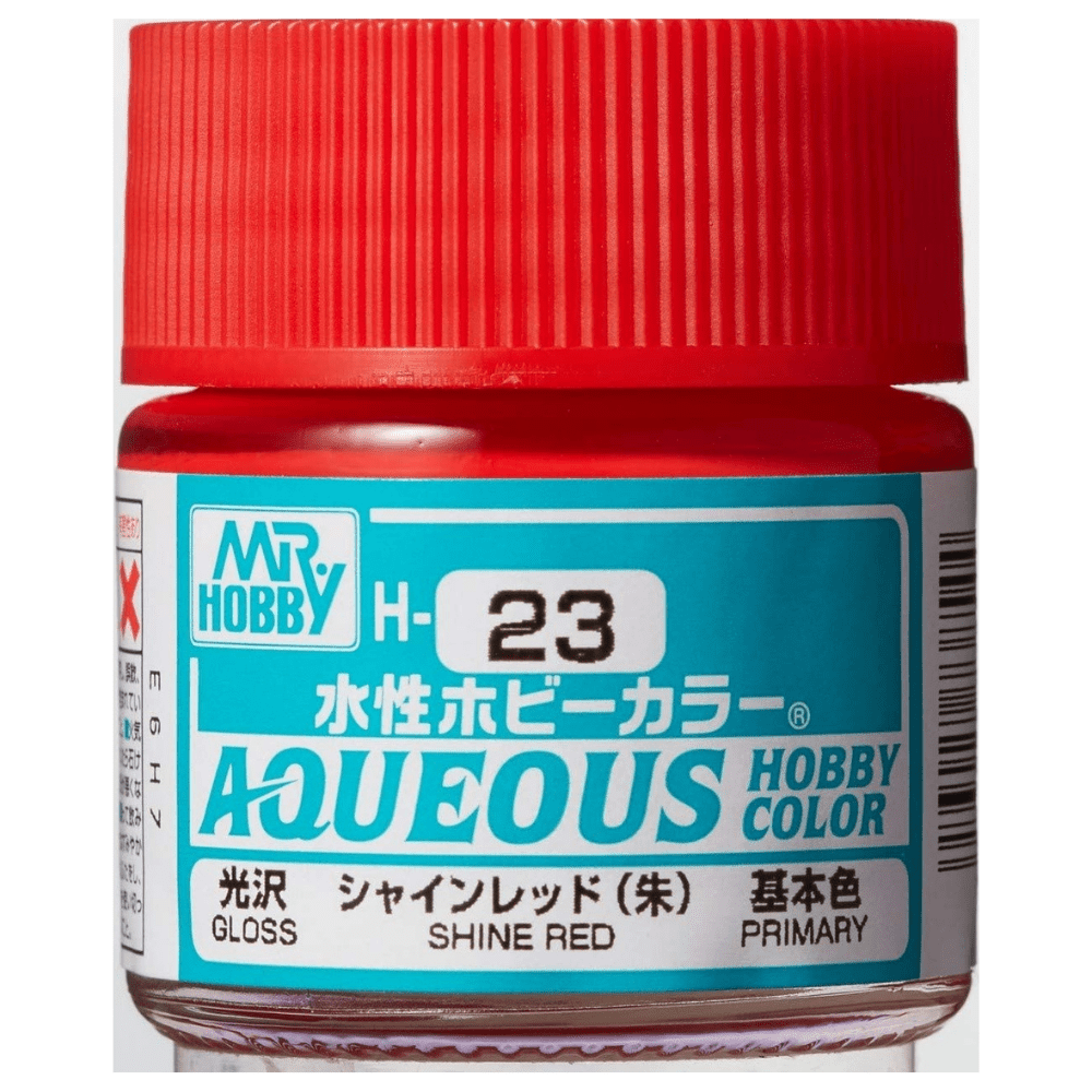 GUZH23 10 ml Gloss Bottle Paint, Shine Red