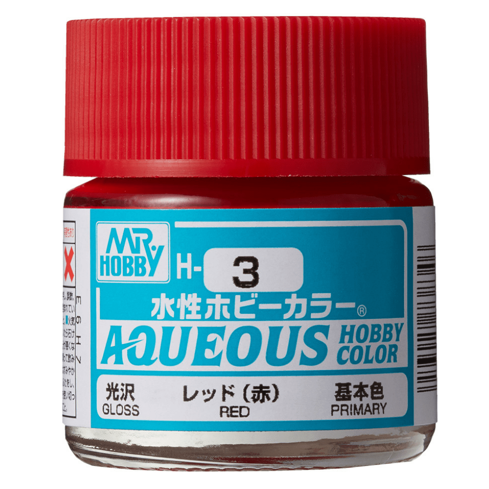 GUZH3 10 ml Gloss Bottle Paint, Red