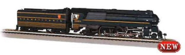 BAC53952 No.2665 N Scale Pennsylvania Railroad Streamlined K4 4-6-2 Pacific Train Model -  BACHMANN