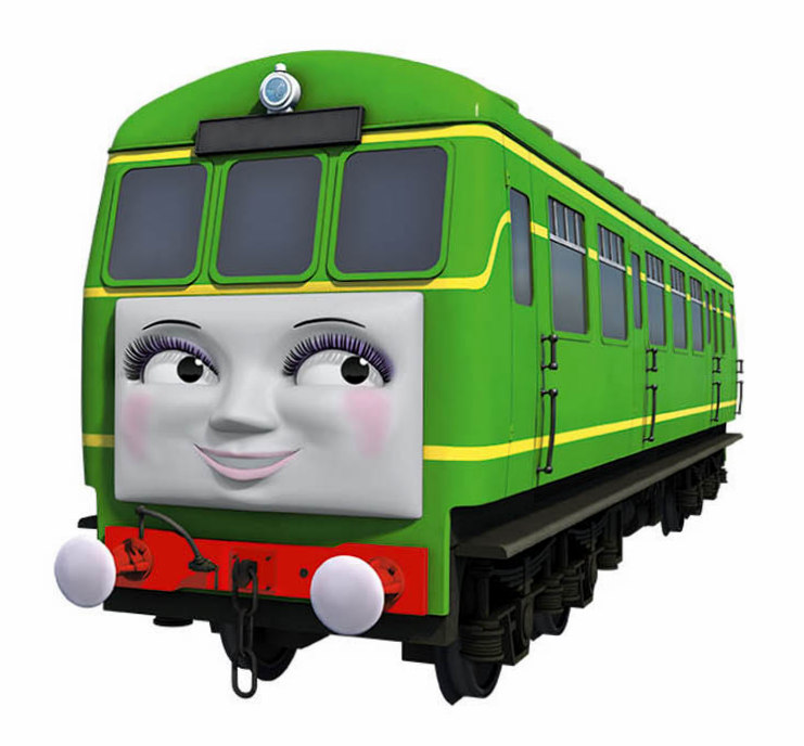 BAC58820 HO Scale Thomas & Friends Series Daisy with Moving Eyes Train Model