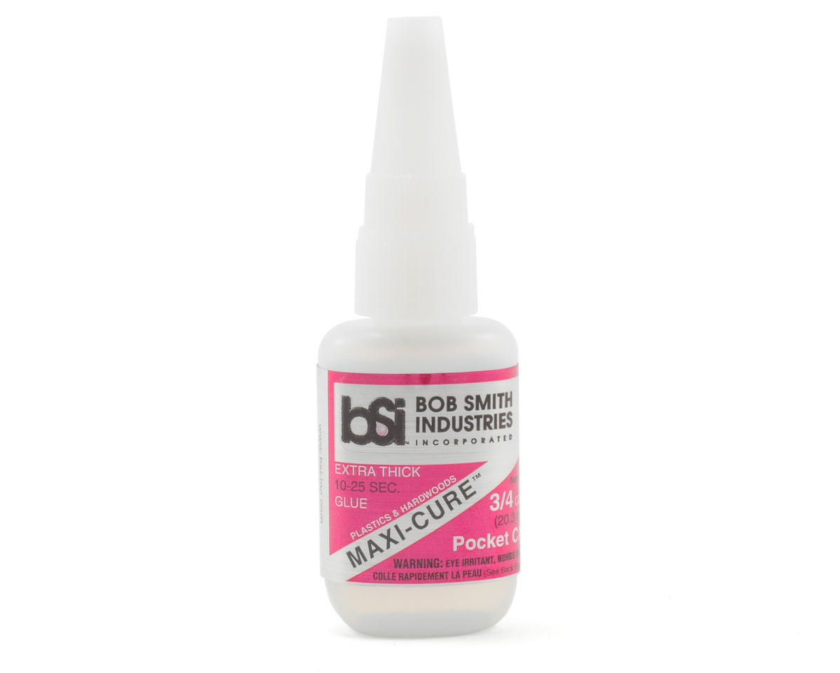 Picture of Bob Smith BSI135 0.75 oz Maxi Cure Pocket Extra Thick CA Glue with Pin in Cap