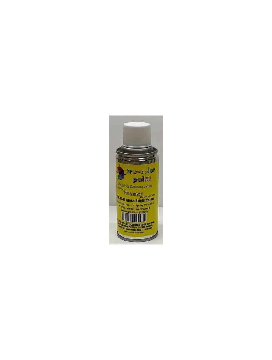 TCP4043 4.5 oz Paint Spray Can, Gloss Bright Yellow