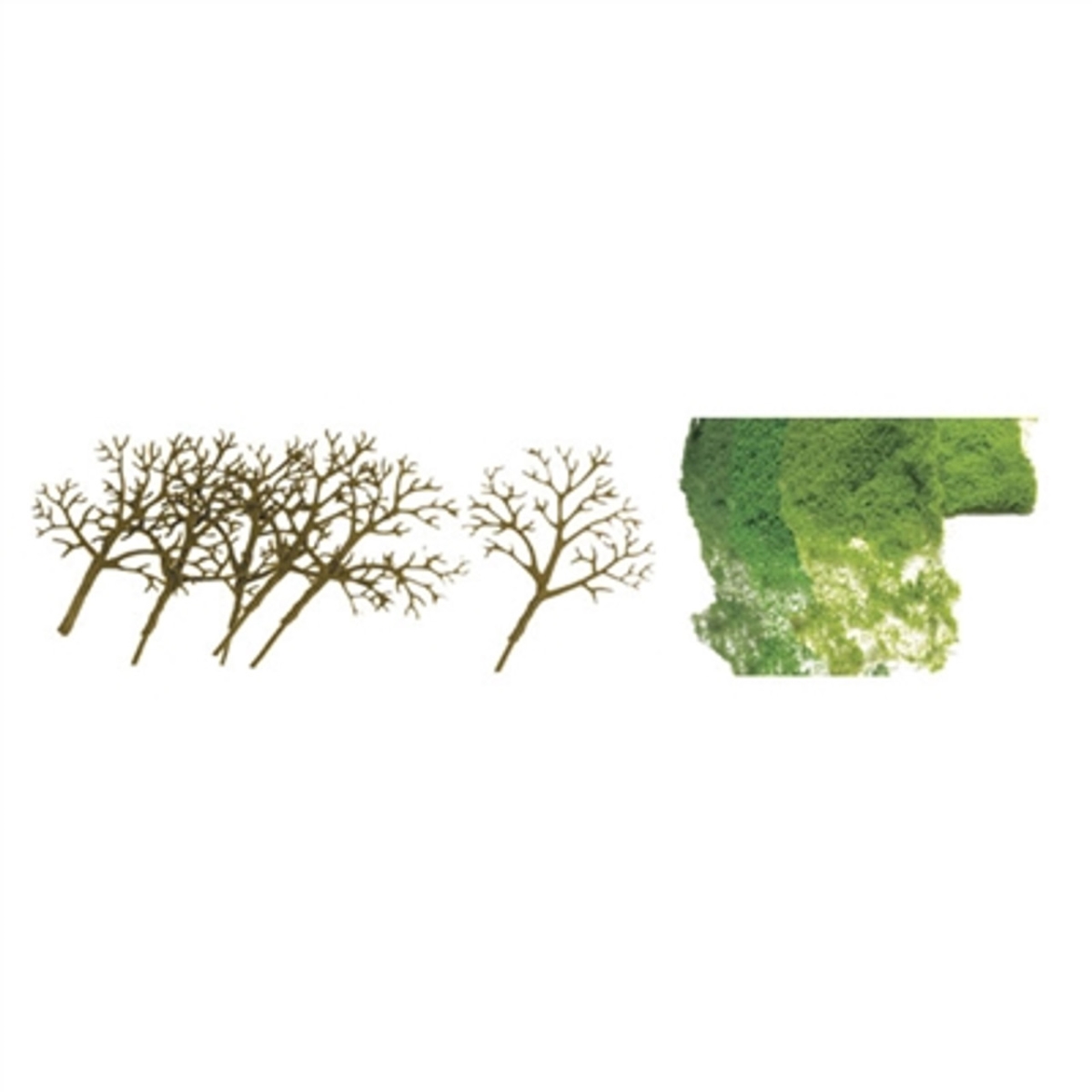 JTT92018 3 to 4 in. HO Scale Deciduous Premium Kit