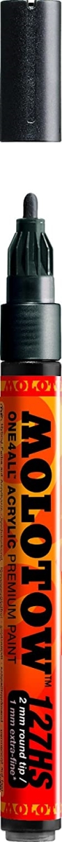 MLW127301 2 mm Metallic Black Marker