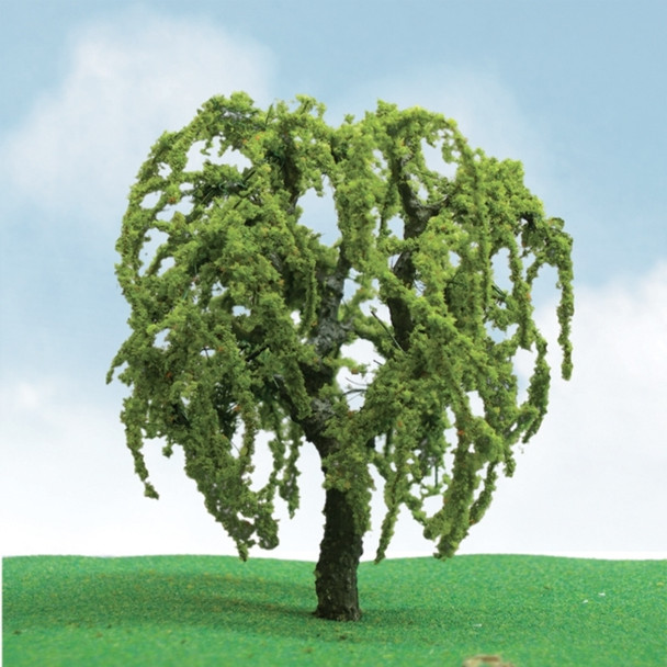 JTT92302 3-3.5 in. HO Scale Willow Pro-Elite Trees - Pack of 2