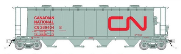 Picture of Rapido RAP127023 3800 cu. ft. No.3 HO Scale Canadian National NSC Covered Hoppers Model Train - Pack of 6