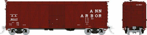 RAP142001A HO Scale Ann Arbor USRA Single-Sheathed Boxcar -  Rapido