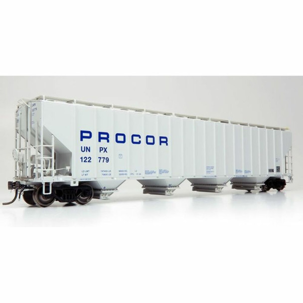 RAP157002 HO Scale UNPX Procor 5820 Covered Hopper Model Train - Pack of 6